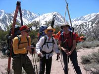 Hiking from Symms Creek trailhead