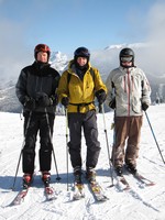 Tom, Tom, and Doug at Blackcomb