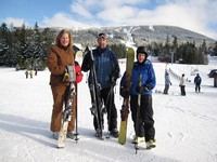 End of the day at Blackcomb